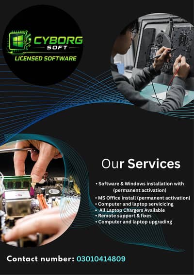 Professional Software Installation & Laptop Repair Services