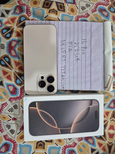 IPHONE 16 PRO PTA APPROVED - Premium Condition