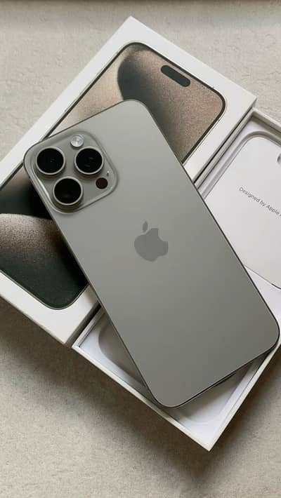 Apple iPhone 15 Pro Max 256 PTA APPROVED 100 BH