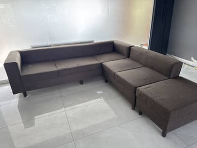 7 Seater L shape Sofa In Perfect Condition
