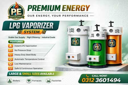 LPG Vaporizer Large & Small Sizes | Industrial Gas Vaporizer