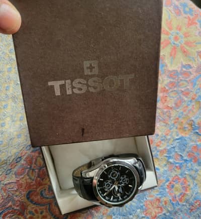 Tissot working chronograph watch with Box