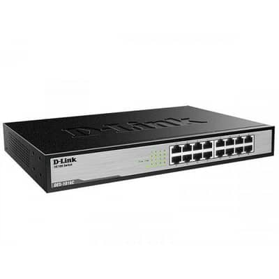 D-Link Ethernet Switch, 16 Port Gigabit Unmanaged Network Internet