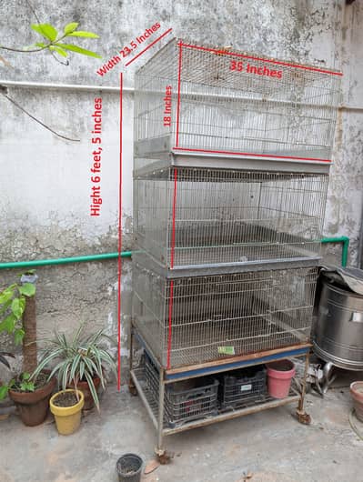 Bird Cage for Sale – Spacious & Durable