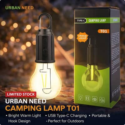 The Urban NEEDS T01 CAMPING BULB : RECHARGABLE : CAMPING : PORTABLE