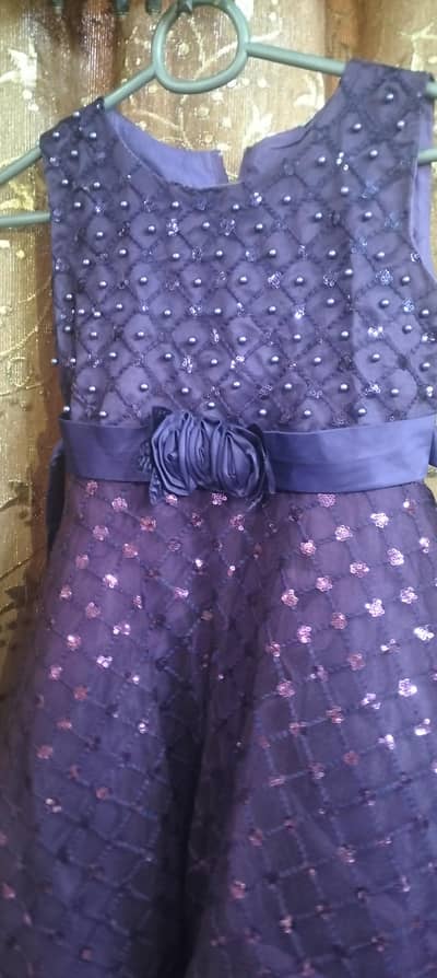 Purple party dress Rs 2500