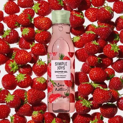 love nature Exfoliating shower gel / skin softening & deep cleansing