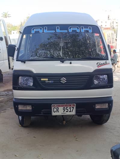 suzuki bolan highroof van 2007 white GL. Ac ,cng