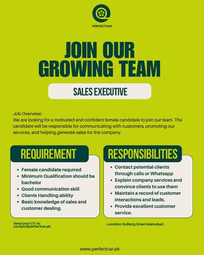 Sales Executive (Female)