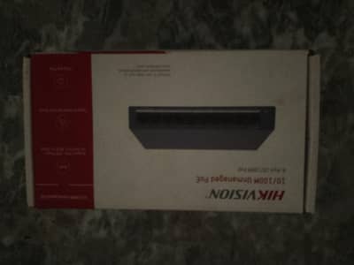 hikvision Poe switch 8port