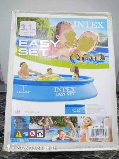 Intex 3.1 M Easy Set Swimming pool . . . .