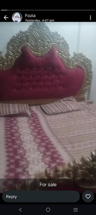 wooden bed for sale