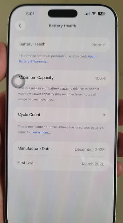 Iphone 17 pro max 256 GB Silver color PTA approved Merchantile