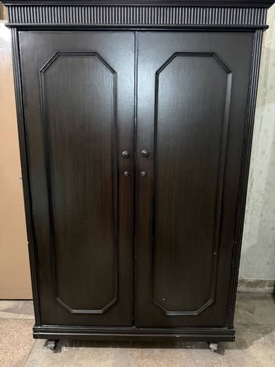 Wooden wardrobe
