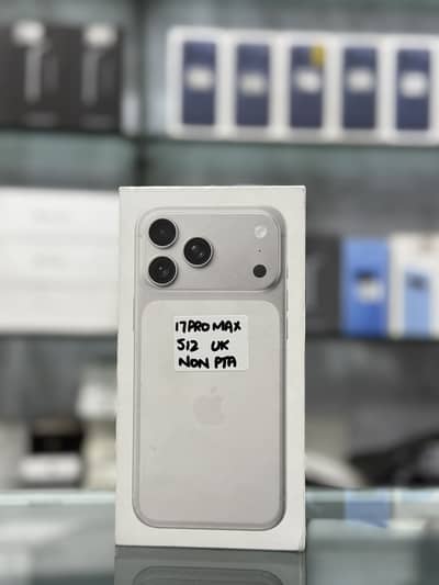 IPHONE 17 PRO MAX 512 GB UK SILVER NON PTA NON ACTIVE BOX PACK