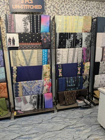 side walls and stand rack