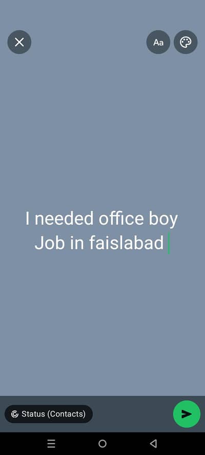 I need office boy job in faislabad matric pas