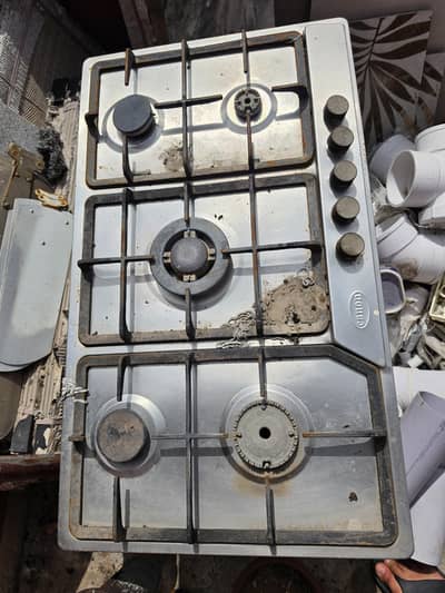 5 Burner Gas Hob / Stove – Fast Cooking – Strong Build