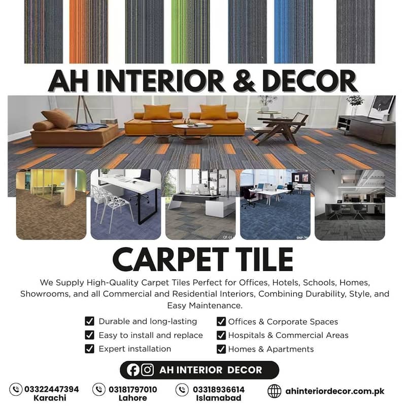 Carpet Tile - Commerical Carpet - Carpet Flooring - Wholesale Carpet 0