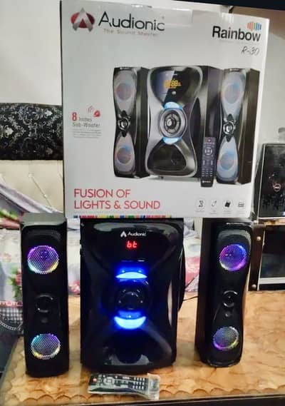 Brand New 2.1 Bluetooth Speakers With 8” Woofers