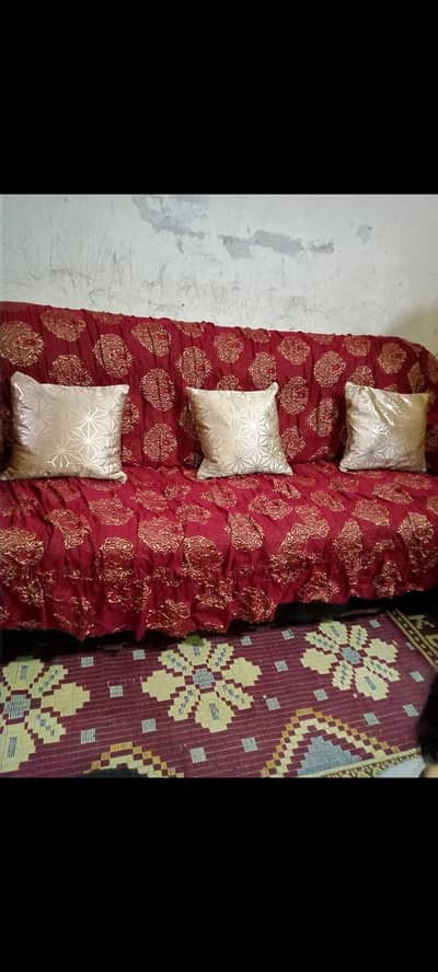 6 seater sofa set with 3 table set