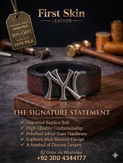 first skin leather belts