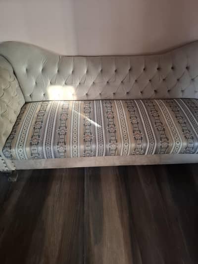 7 seater with royal look with central table .