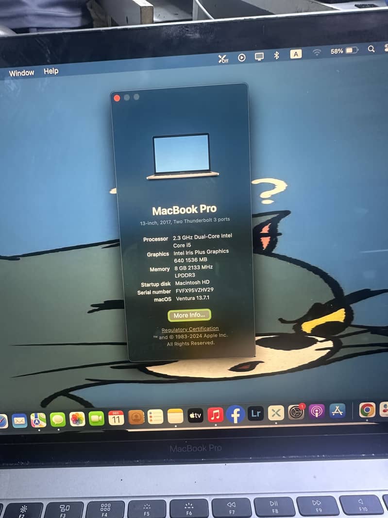 Macbook pro 2017 3