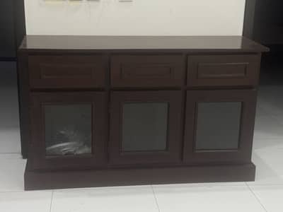 Solid wood cupboards