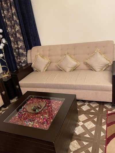 7-Seater Sofa Set for Sale – Clean & Well-Maintained – No Center Table