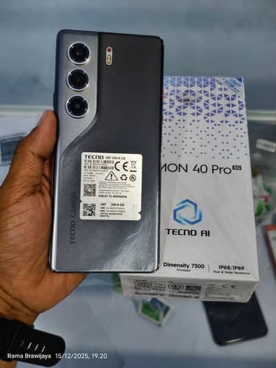 Tecno camon 40 pro PTA my wtsp/0329-73;85'425