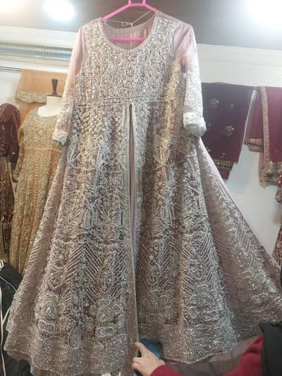 Maxi short tail wedding dress