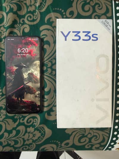 Vivo Y33s 8/128gb PTA Approved