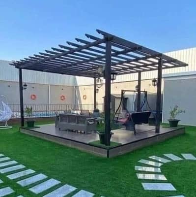 Tensile shades / Car parking / Slides / Canopy / Car Pole structure