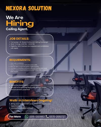 CALL CENTER REPRESENTATIVE /  send your cvs on whastapp 0308-2200450