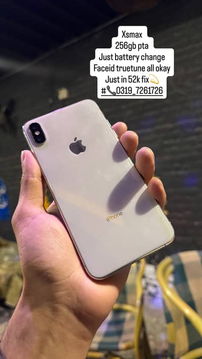 IPhone Xsmax 256gb PTA Approve/ /XS Max/SE 3rd Gen/ 12Mini/14 Pro Max