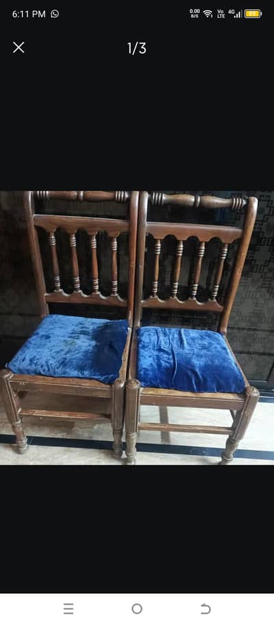 3 dining chair sell for good condition plzz only buyer contact me