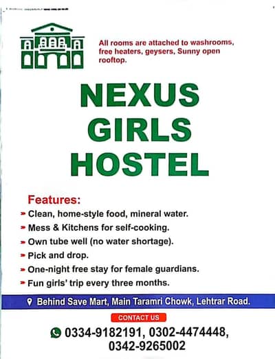 Girls Hostel for female professional & students