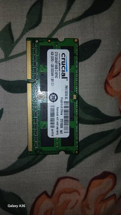 4GB DDR3 1600MHz Laptop RAM – Fast & Reliable Upgrade (Like New)