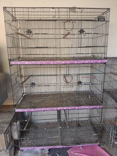 3 Cages for Sale for birds and other pets