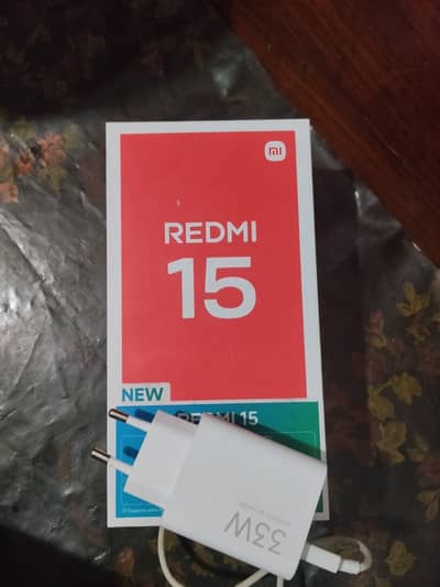 Xiaomi redmi 15 11manth warnti full box