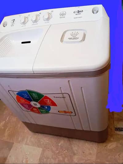 super Asia washing machine twin tub model number SA-241 Easy wash