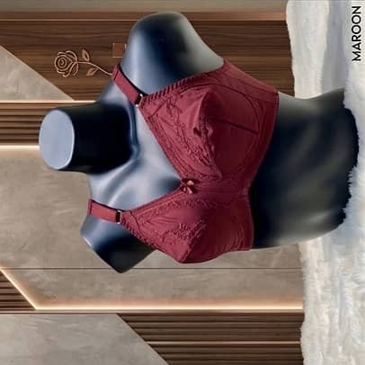 پریمیم فلورل ایمبرائیڈرڈ فل کوریج برا 2