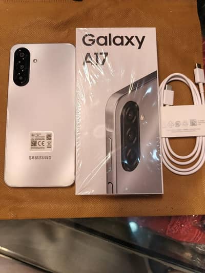 A. o. a samssung a17 8.256 new condion 1week use only urgent sale