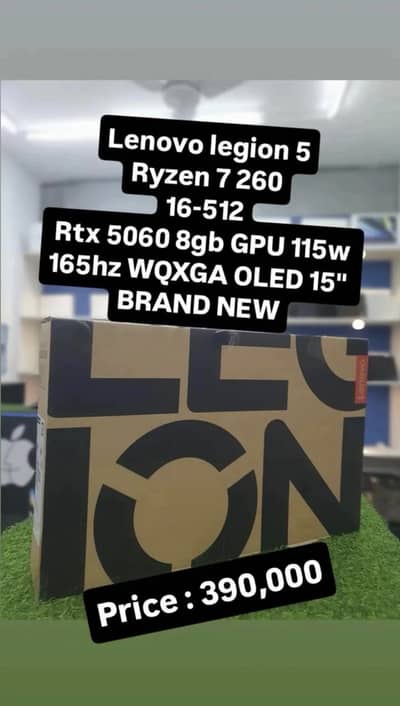Gaming laptop lenovo legion 5 ryzen 7 260 rtx 5060