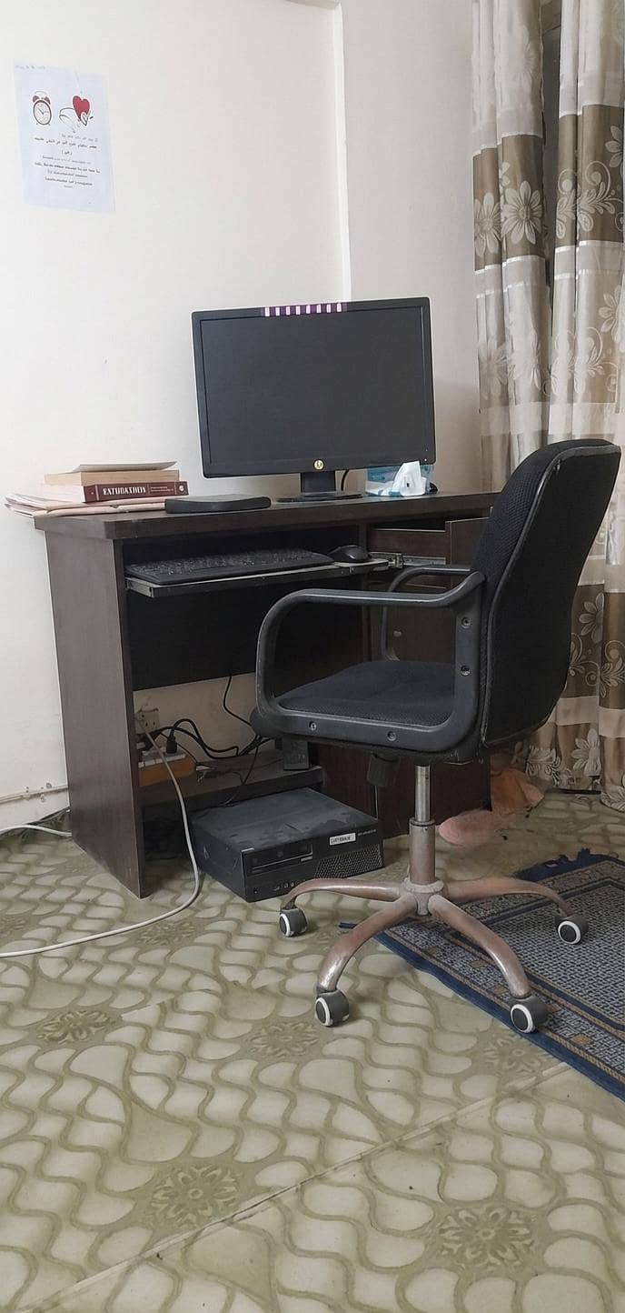 study table with chair. 0