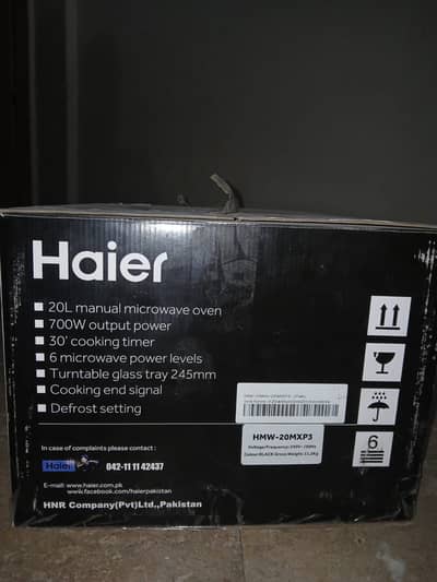 Haier company oven! Box pack