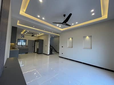 Triple Story Brand New Designer House For Sale 11 Marla 3 Side Open With Green Patch 8 Bedroom With Attach Bath Heighted Location Bahria Enclave Islamabad