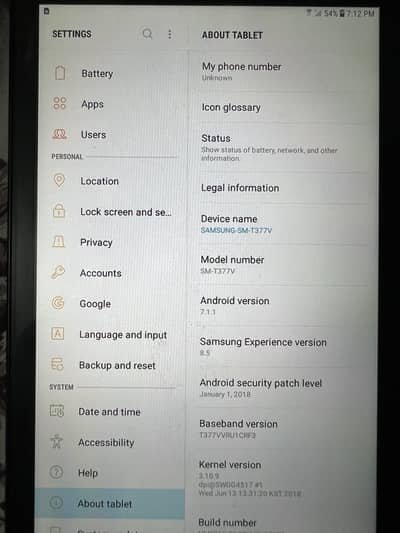 Samsung originally tab 10/10 condition