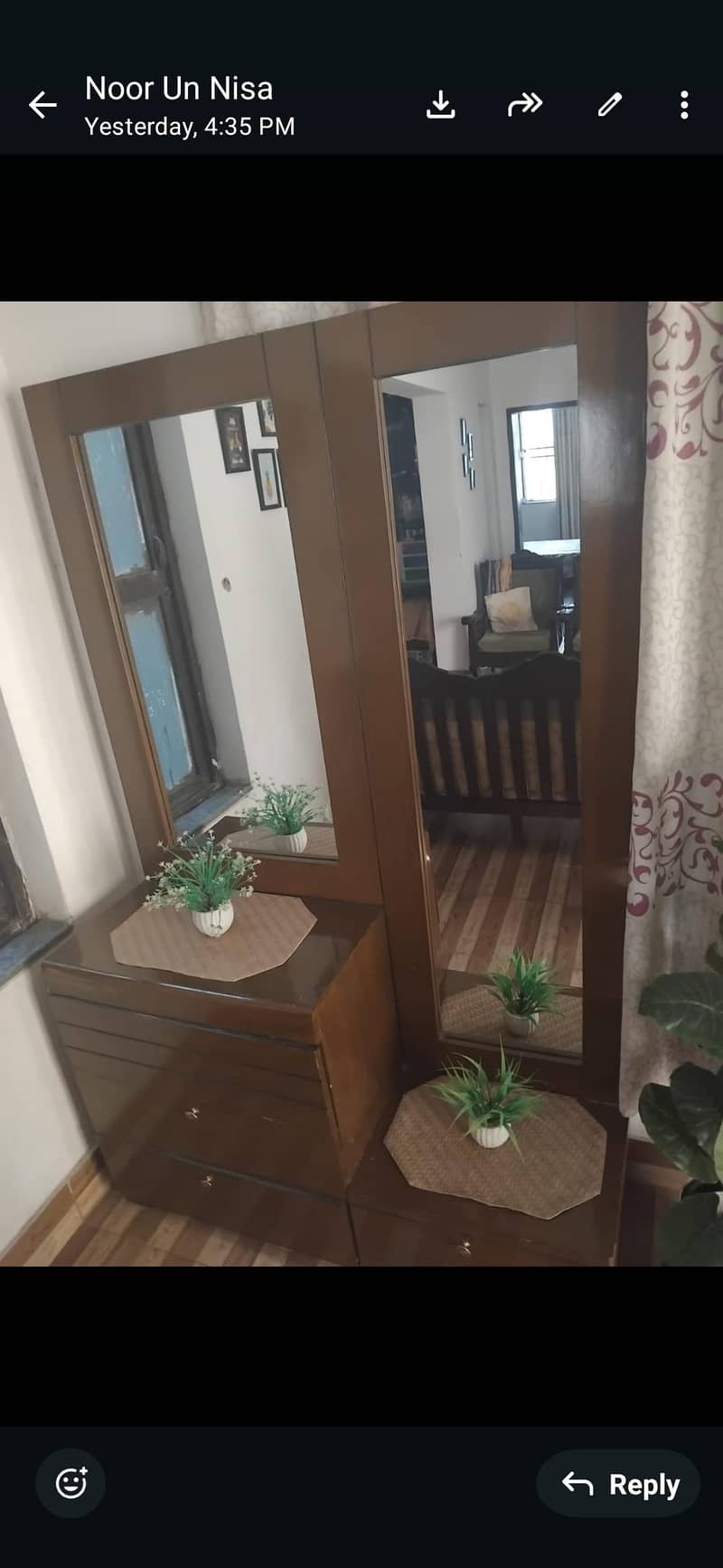 Dressing Table with double mirror 2